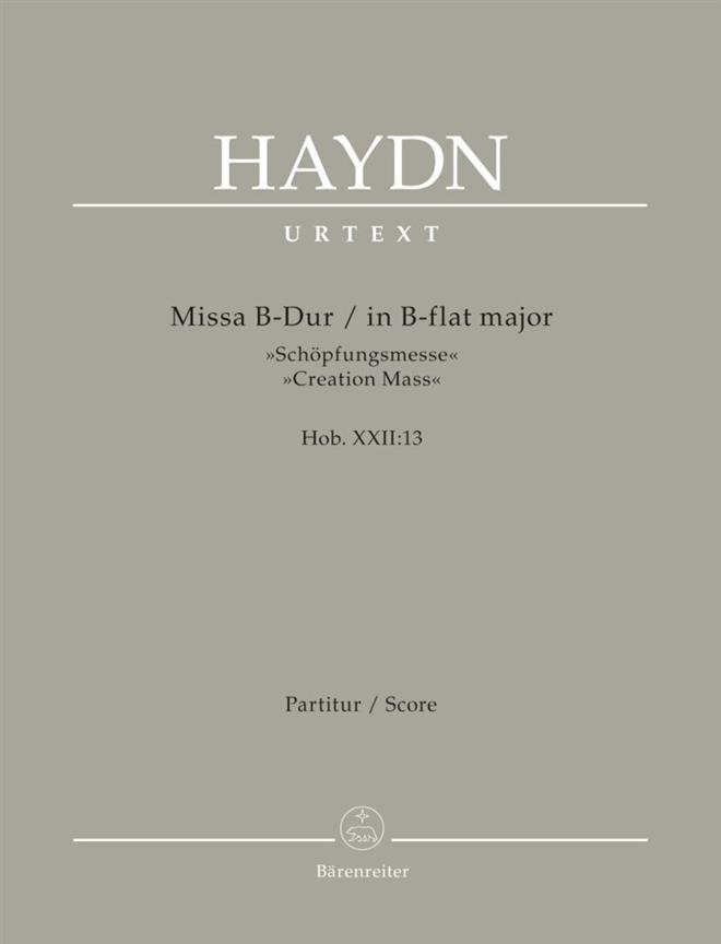 Missa B-flat major Hob.XXII:13 'Creation Mass'(Full score, Urtext edition)