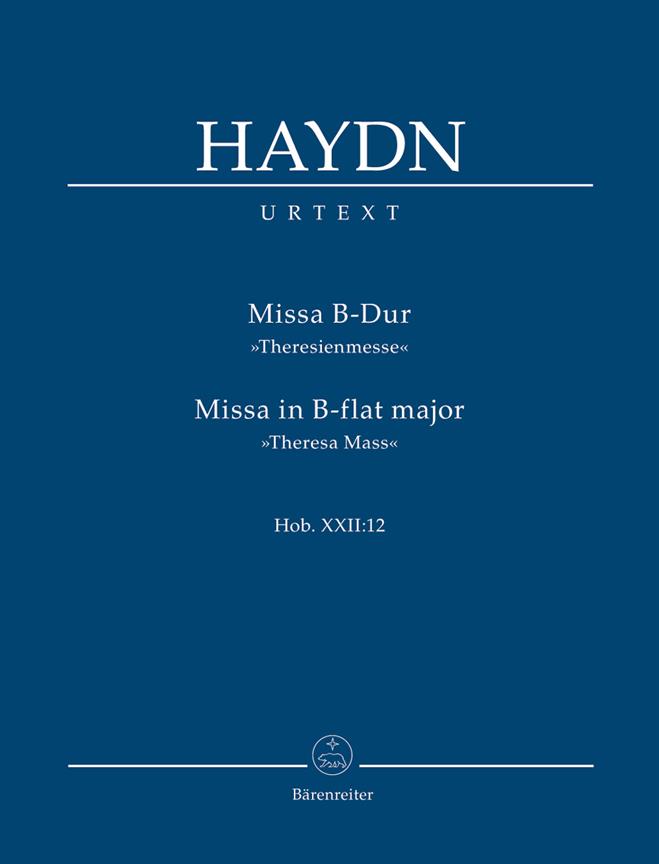Missa B-flat major Hob.XXII:12 'Theresa Mass' (Study score, Urtext edition)