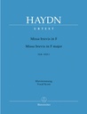 Missa brevis in F, Hob.XXII:1 (Vocal score, Urtext edition)