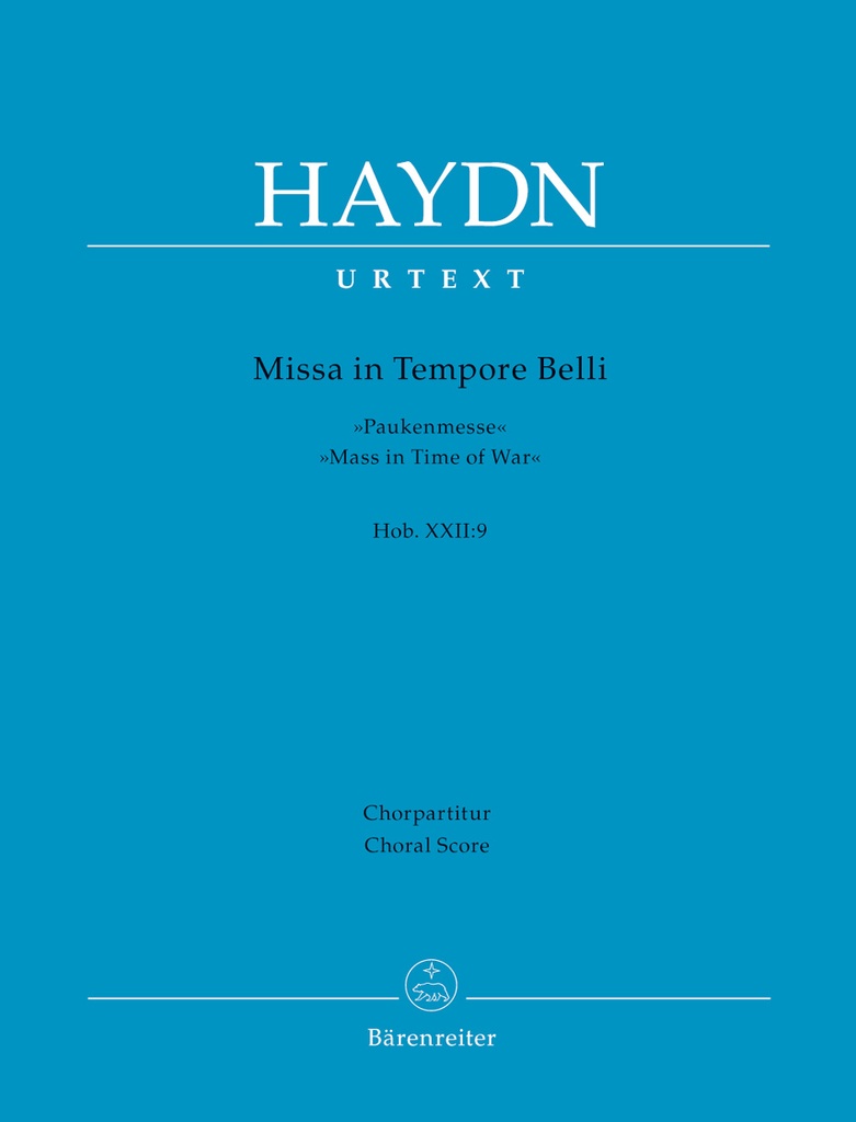 Missa in tempore belli, Hob.XXII:9 Paukenmesse (Choral score)