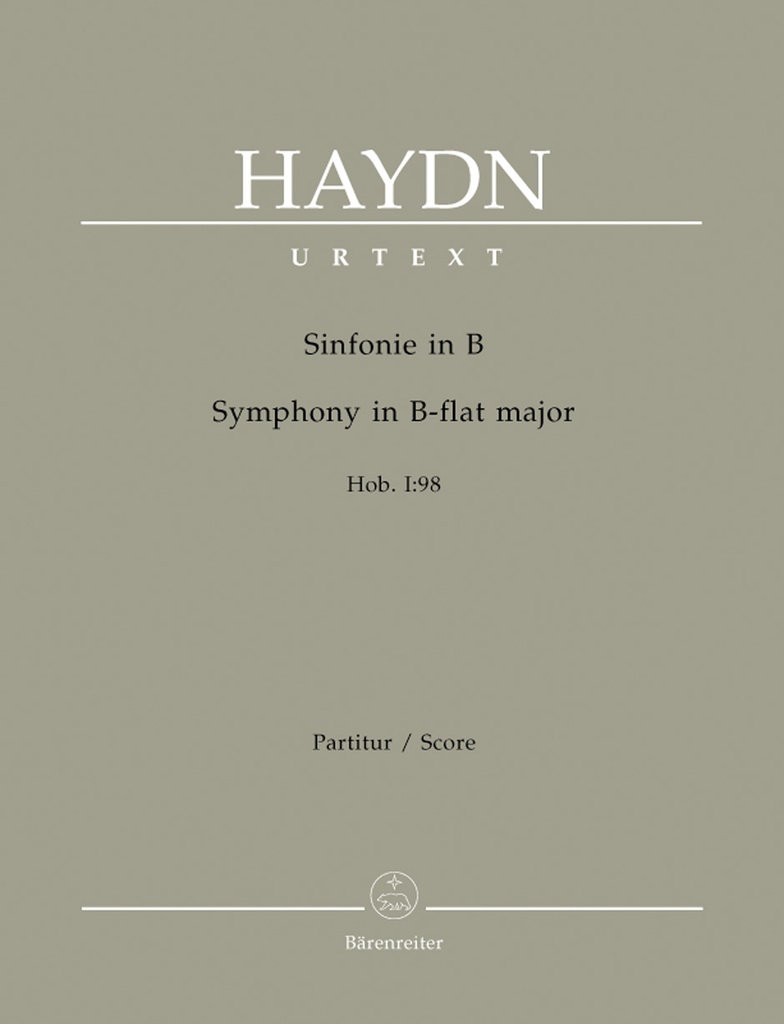 Symphony B-flat major Hob. I:98 (Full score, Urtext edition)