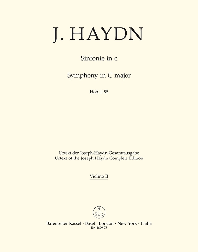Symphony C minor Hob. I:95 (Violin 2)