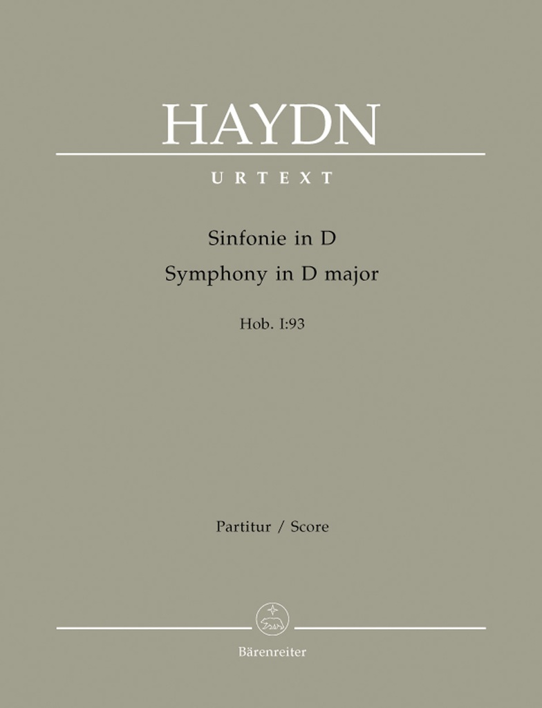 Symphony D major Hob. I:93 (Full score, Urtext edition)