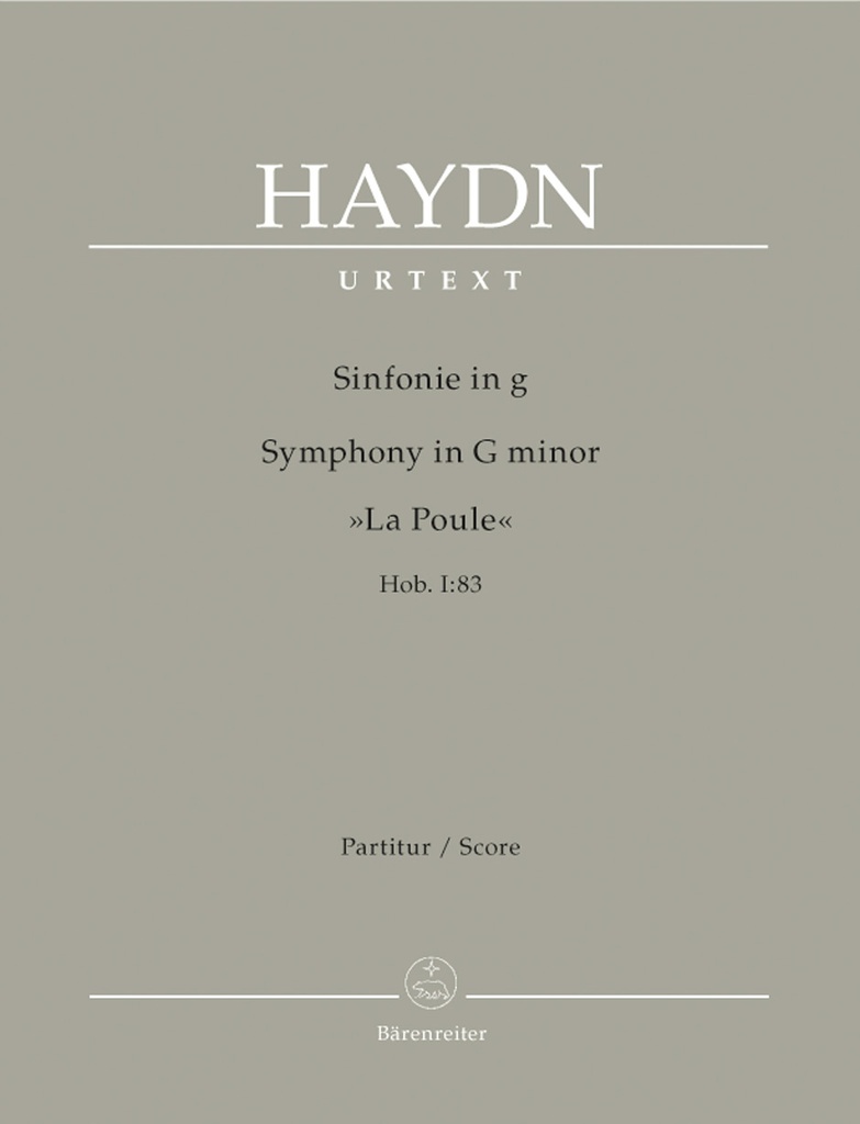 Symphony G minor Hob. I:83 'La Poule' (Full score, Urtext edition)