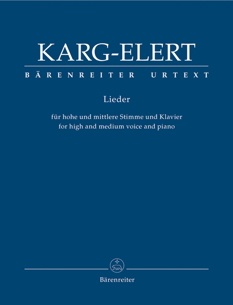 Lieder for high and medium voice and piano (High voice)