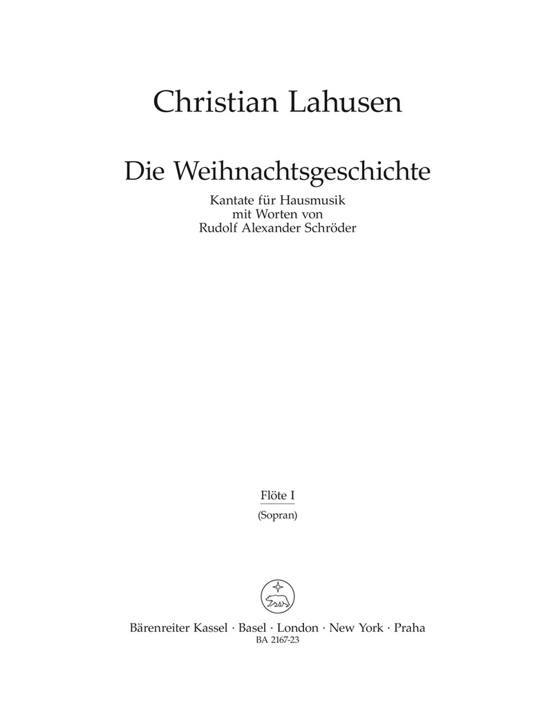 Die Weihnachtsgeschichte (Soprano recorder)