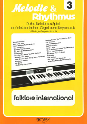Melodie & Rhythmus - Heft 3, Folkl. Int.