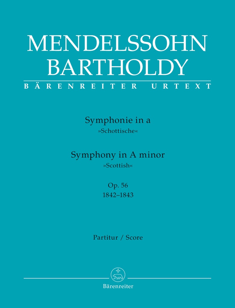 Symphony A minor, Op.56 'Scottish' (1842-1843) (Full score, Urtext edition)