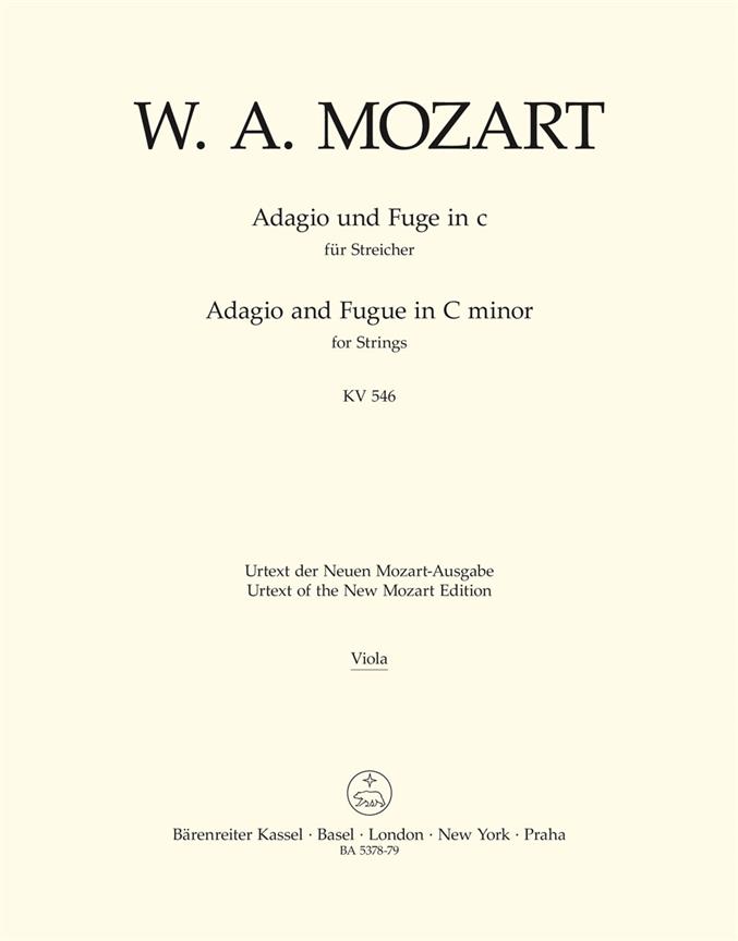 Adagio and Fugue for Strings C minor, KV.546 (Viola)