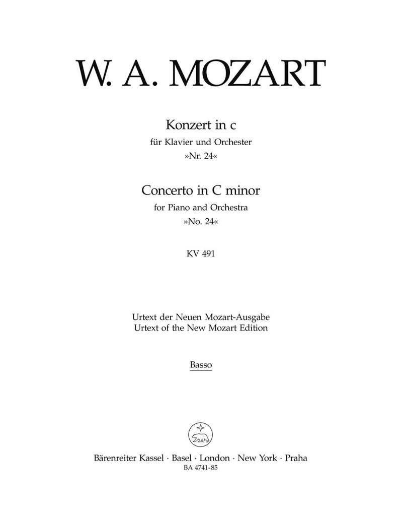 Concerto No.24 C minor, KV.491 (Double bass)