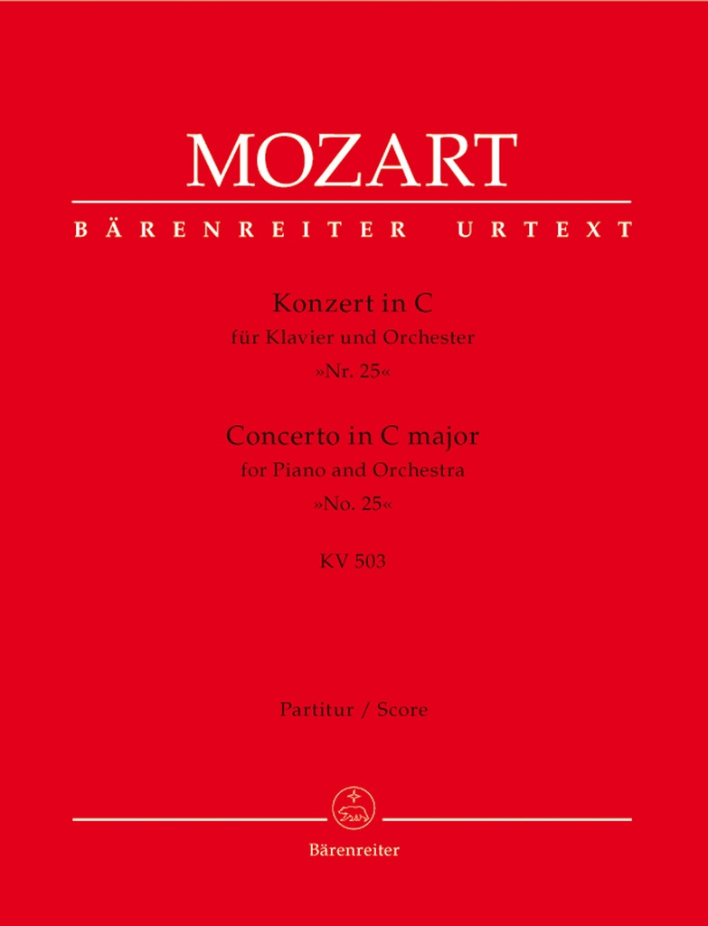 Concerto No.25 C major, KV.503 (Full score, Urtext edition)