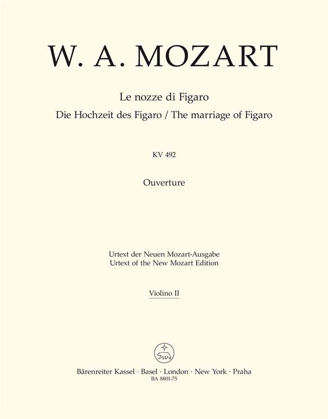 Le nozze di Figaro, KV.492 Ouverture (Violin 2)