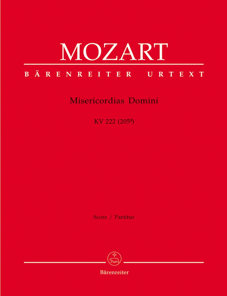 Misericordias Domini, KV.222 (205a) (Full score, Urtext edition)