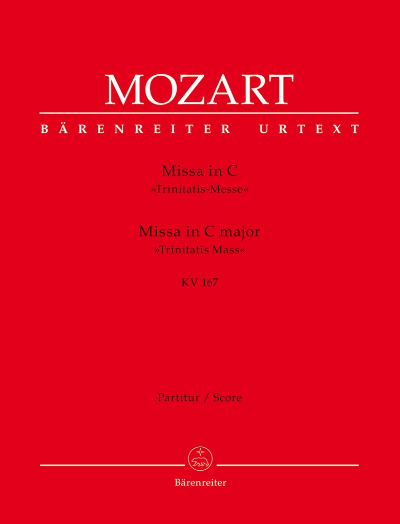 Missa C major, KV.167 'Trinitatis Mass' (Full score, Urtext edition)