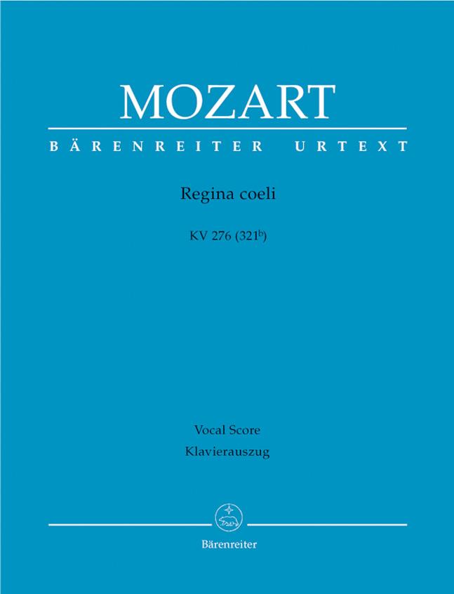 Regina coeli C major, KV.276 (321b) (Full score, Urtext edition)