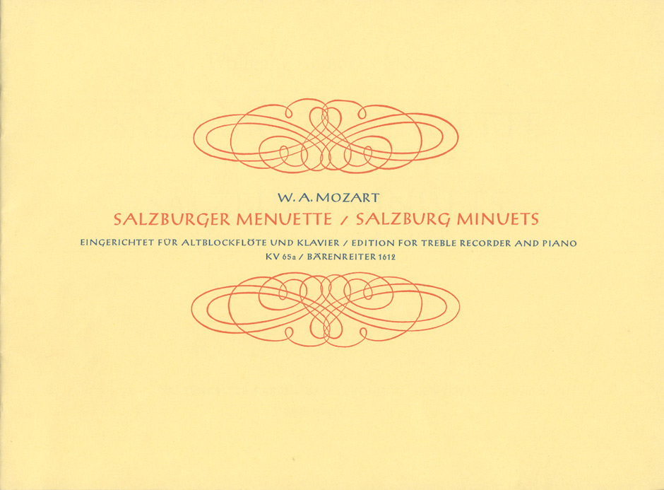 Salzburger Menuette, KV.65a (Score & parts)