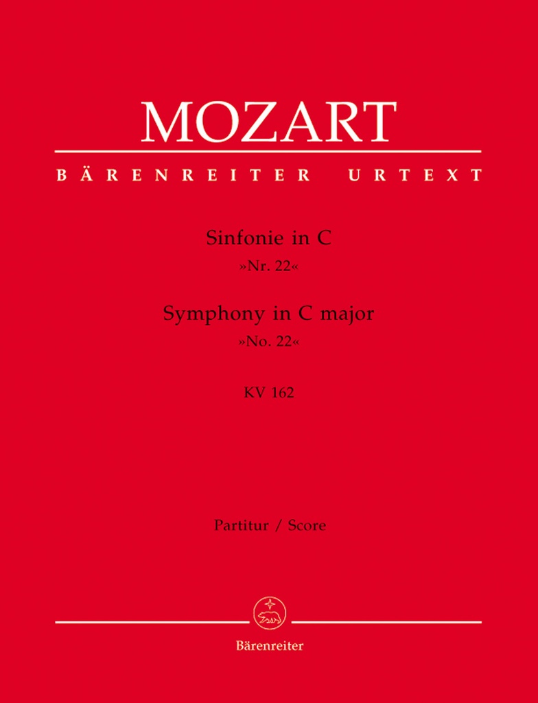 Symphony No.22 C major, KV.162 (Full score, Urtext edition)