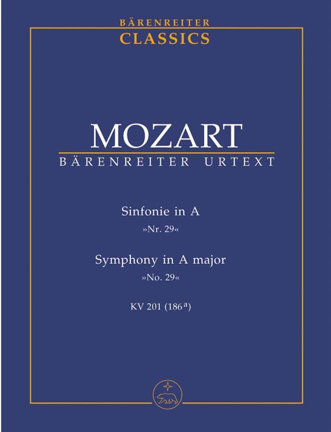 Symphony No.29 A major, KV.201(186a) (Study score, Urtext edition)