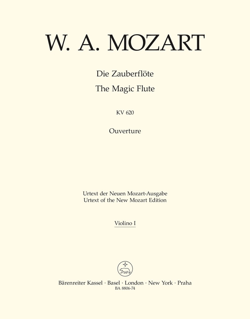 The Magic Flute, KV.620 (Violin 1)