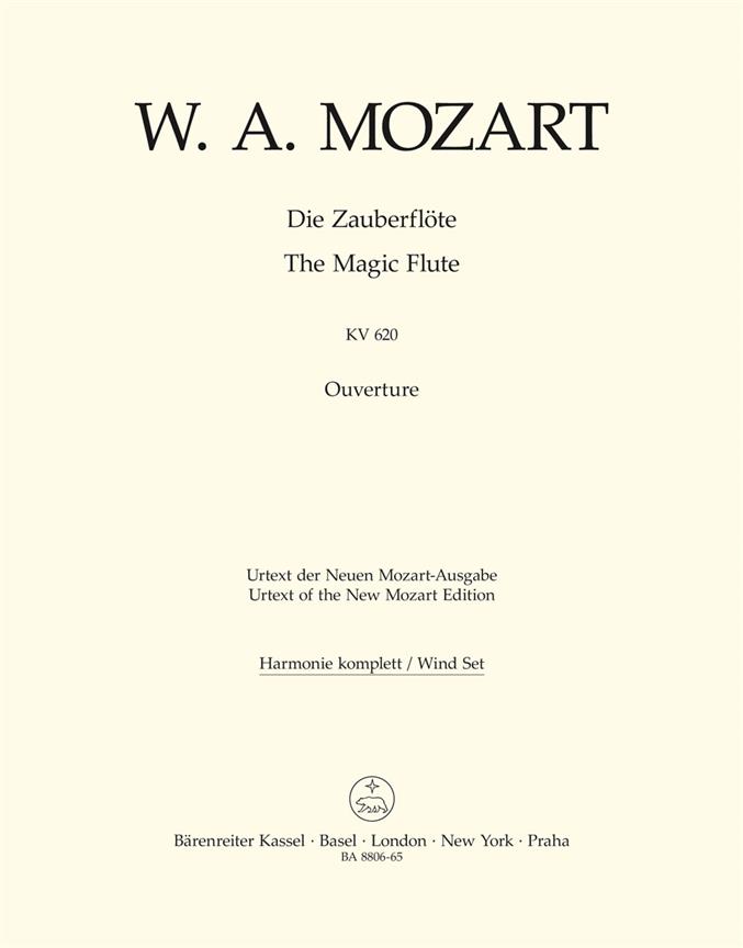 The Magic Flute, KV.620 (Wind parts, Urtext edition)