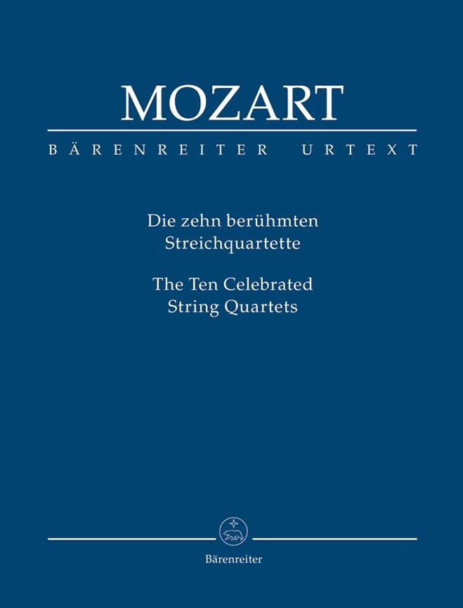 The Ten Celebrated String Quartets (Study score, Urtext edition, Anthology)