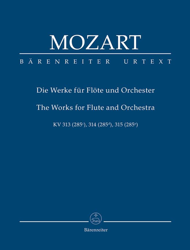The Works for Flute and Orchestra (Study score, Urtext edition, Anthology)