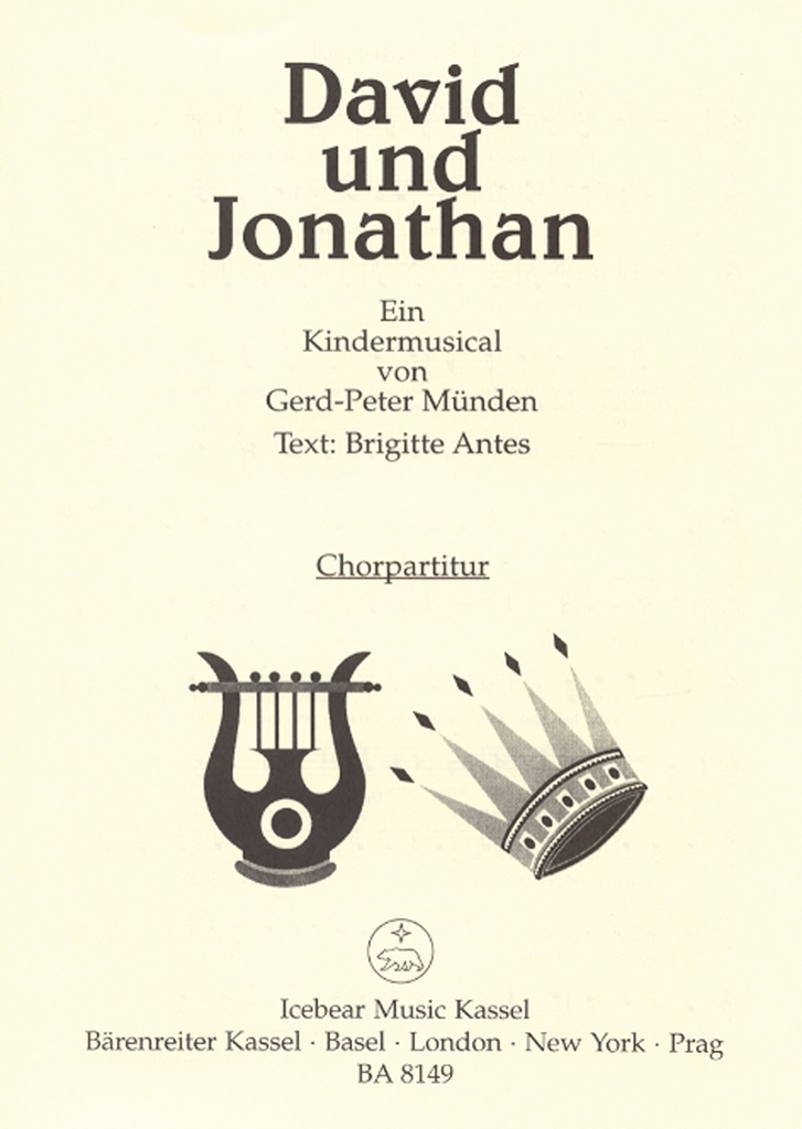David und Jonathan (Choral score)