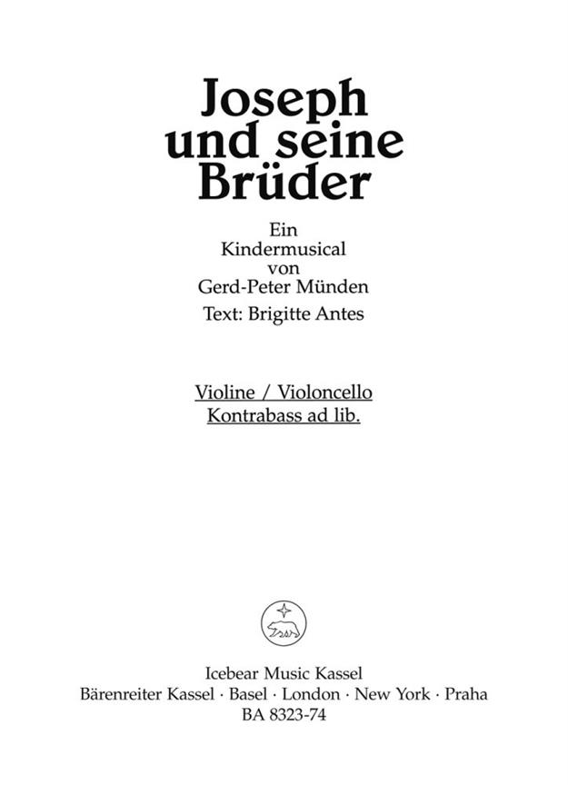 Joseph und seine Brüder (Violin 1)