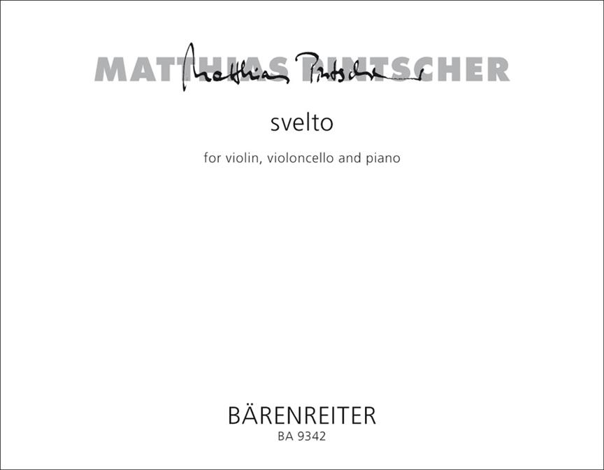 svelto for violin, Violoncello and Piano (2006) (Full score)