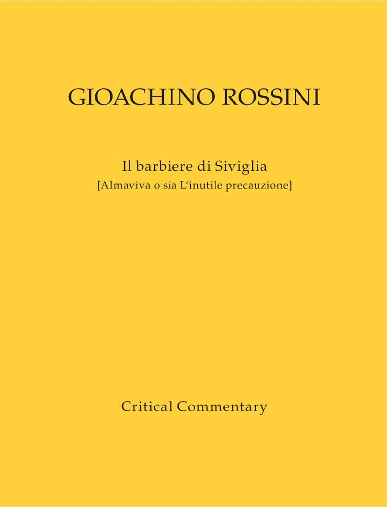 The Barber of Seville (Critical commentary)