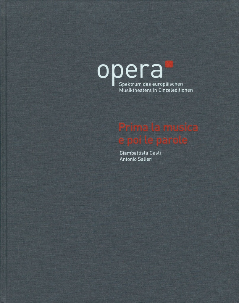 Prima la musica e poi le parole (Score, study Score, Datenträger (USB-Karte), Urtexta)