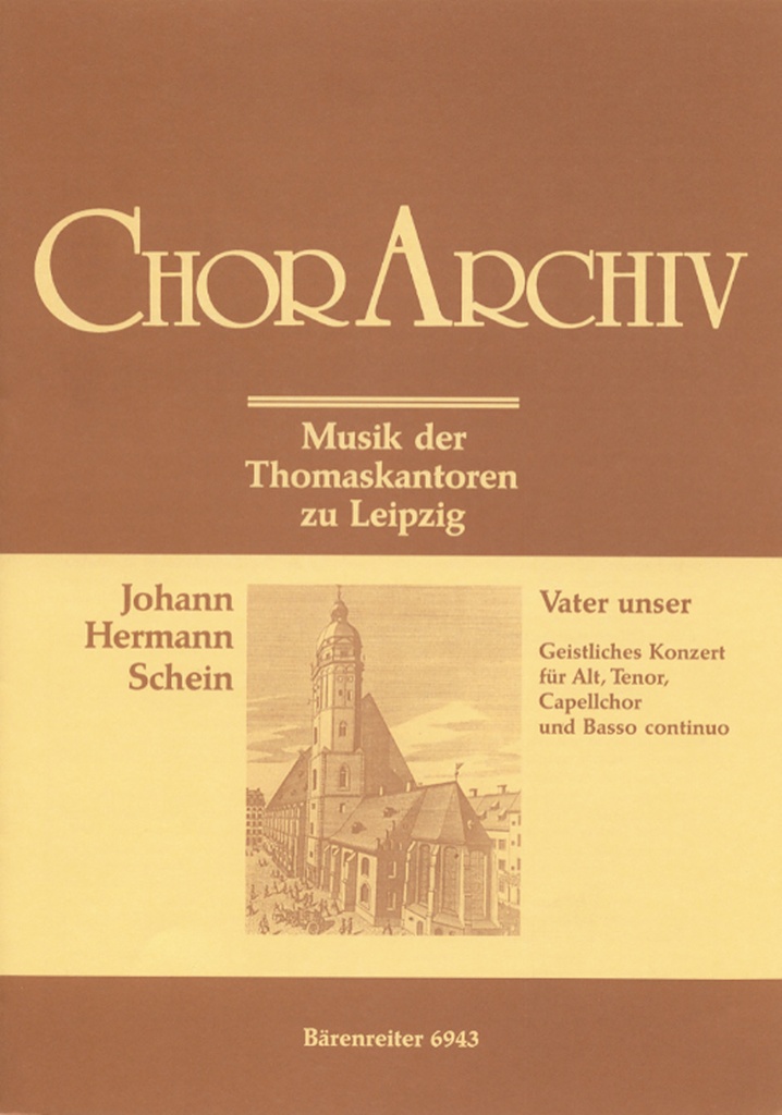 Vater unser, der du tot im Himmel für Solisten, Capellchor, Instrumente (Streicher/Bläser) ad lib. und Basso continuo (aus 'Opella nova' (1626)) (Full score)