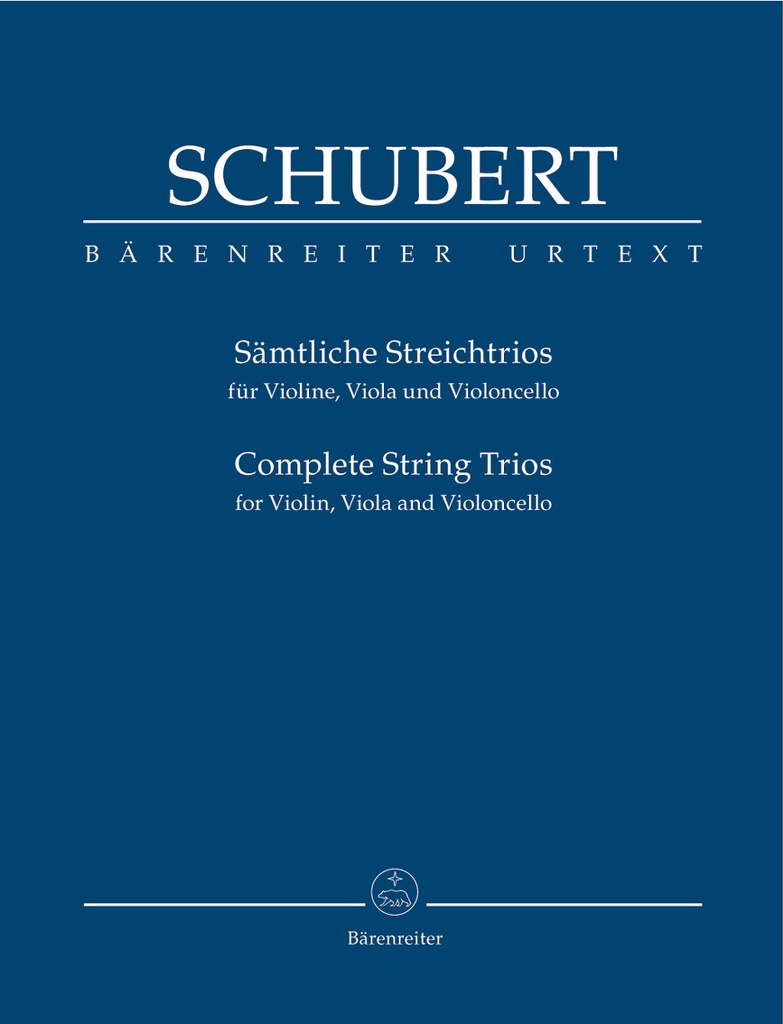 Complete String Trios for Violin, Viola and Violoncello (Study score, Urtext edition, Anthology)
