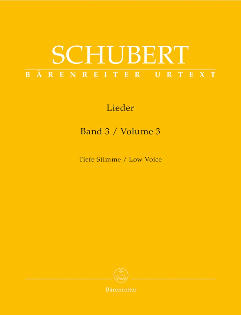 Lieder - Vol.3, Op.80-98 (Low voice)