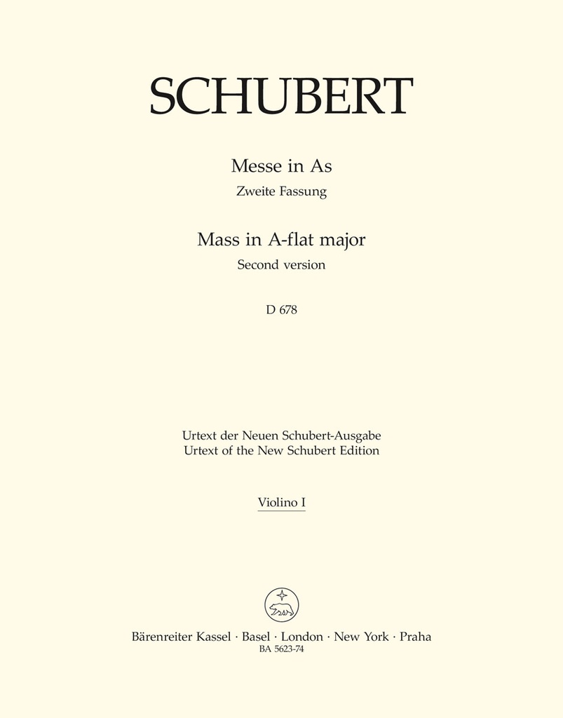 Missa A-flat major, D.678 (Violin 1)