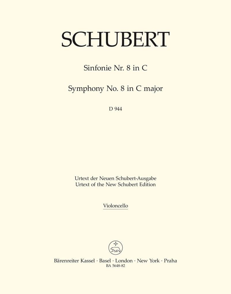Symphony No.8 C major, D.944 'The Great' (Cello)