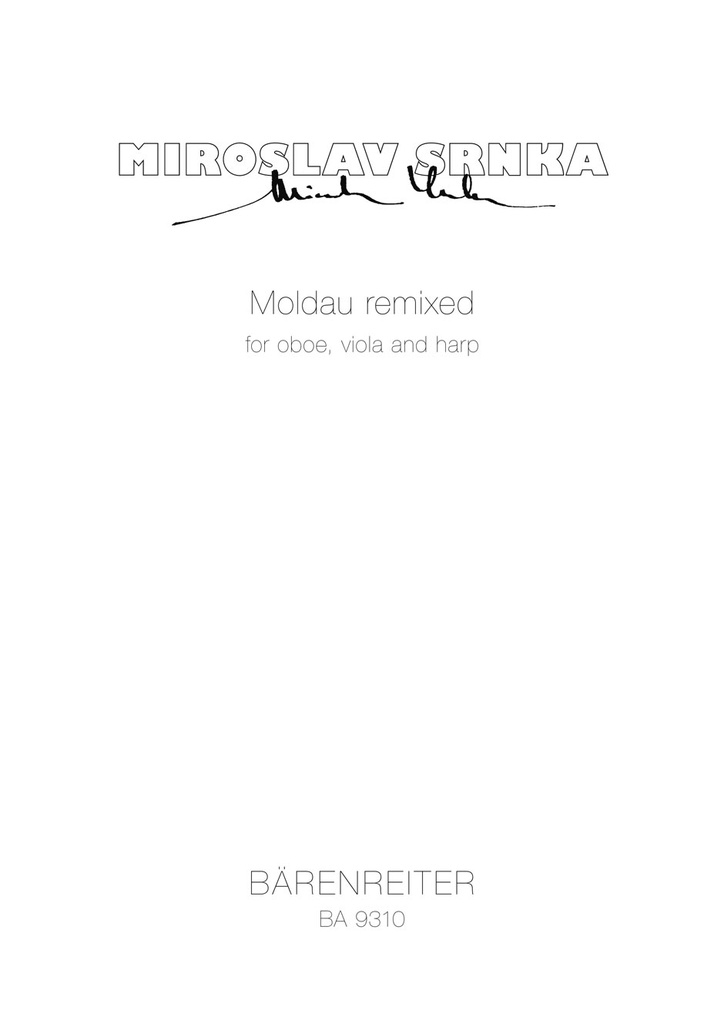 Moldau reMixed for oboe, viola and harp (2005) (Score & parts)