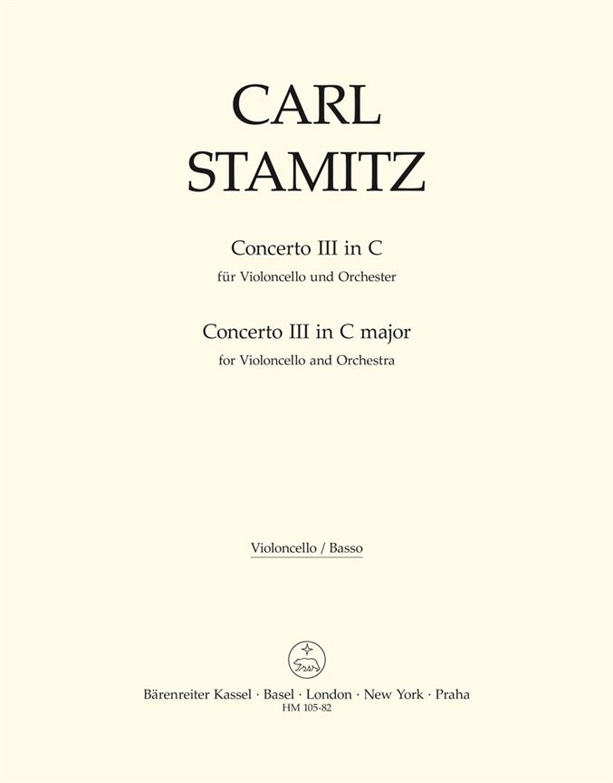 Konzert für Violoncello und Orchester No.3 C-Dur (Cello)