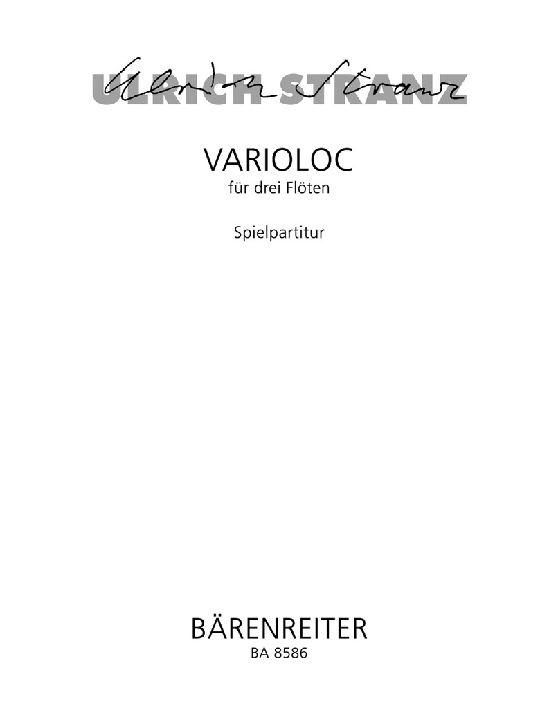Varioloc für drei Flöten (1968)