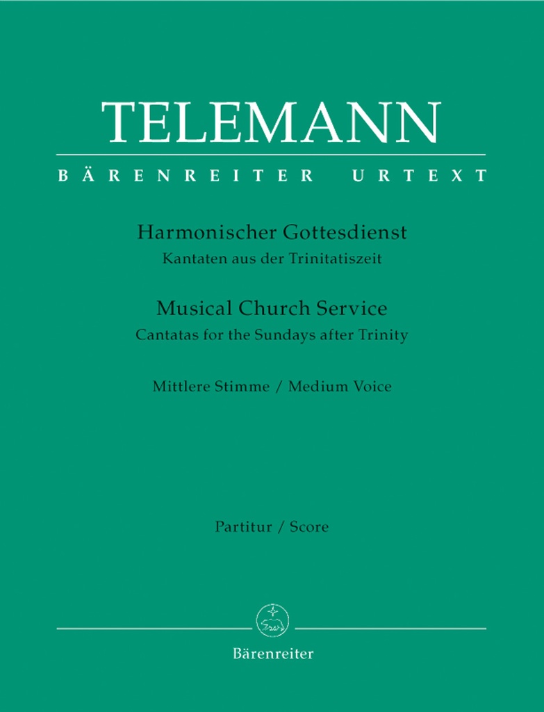 Harmonischer Gottesdienst (Medium voice -Score & parts, Urtext edition, Anthology)