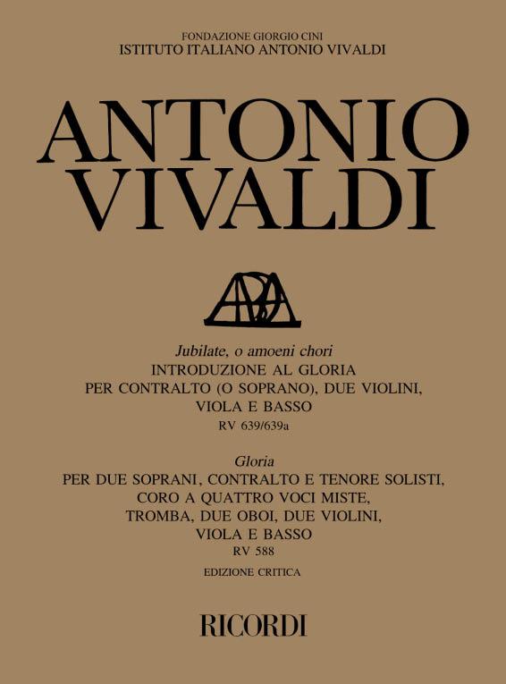 Jubilate, O Amoeni RV 639/639a - Gloria, RV 588 (Full score)