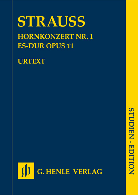 Horn Concerto No.1 E flat major, Op.11 (Study score)