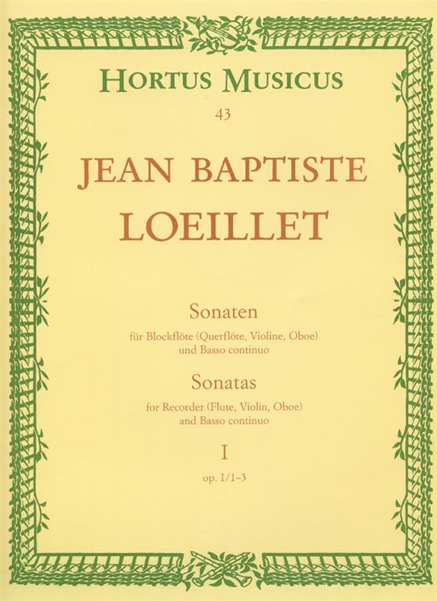Sonaten, Op.1 - Vol.1 (1-3)