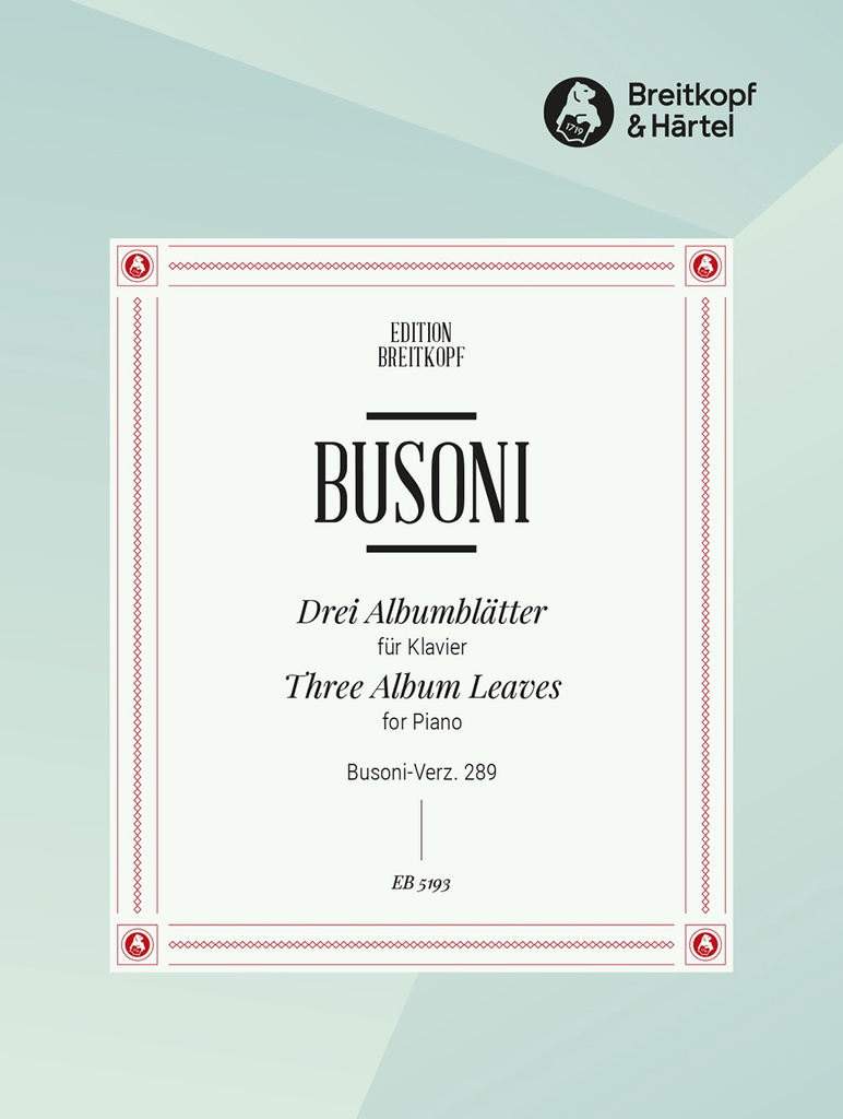 3 Album Leaves K 289
