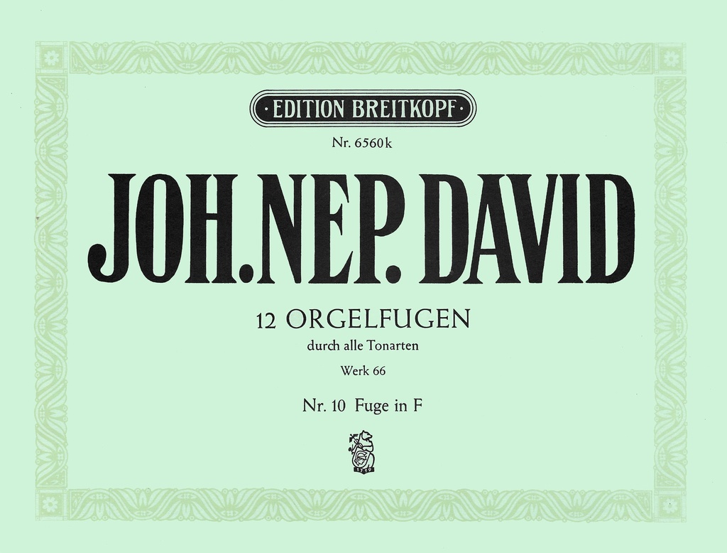 12 Orgelfugen durch alle Tonarten Wk 66 - Vol.10: Fugue in F major