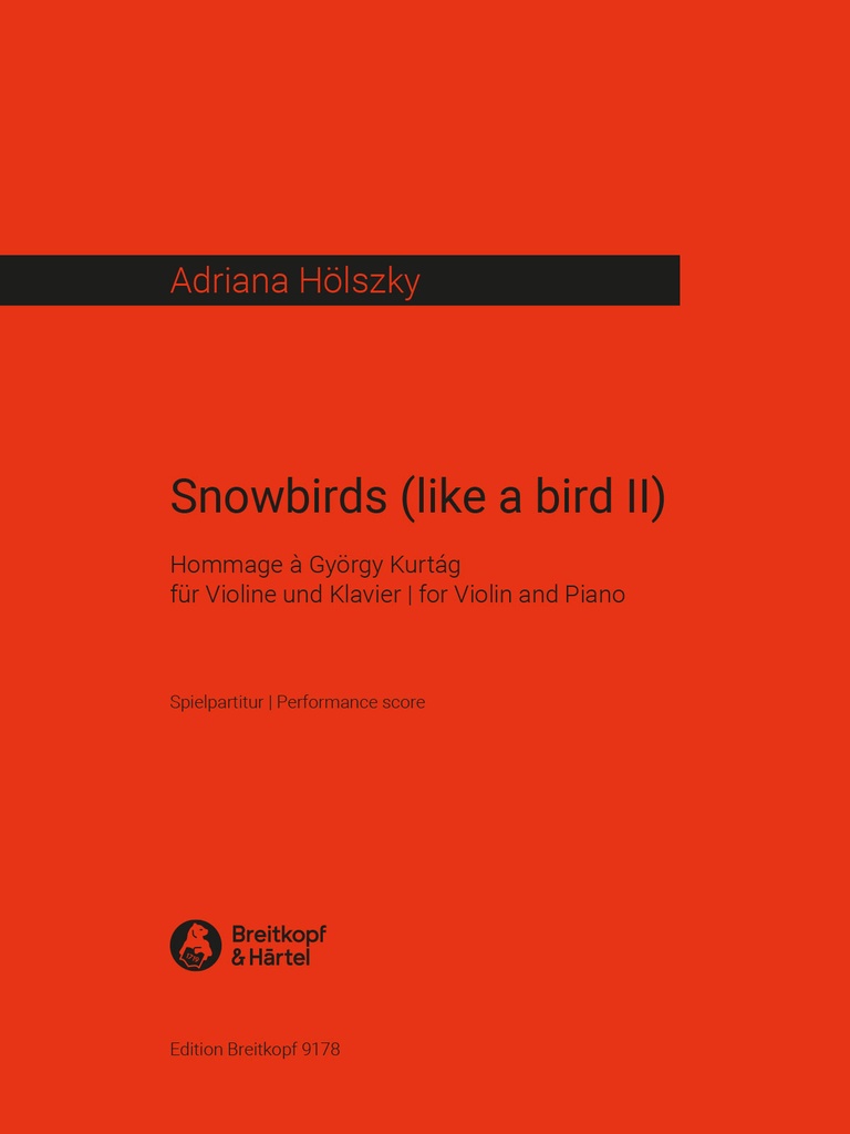 Snowbirds (like a bird II) (Performance score)