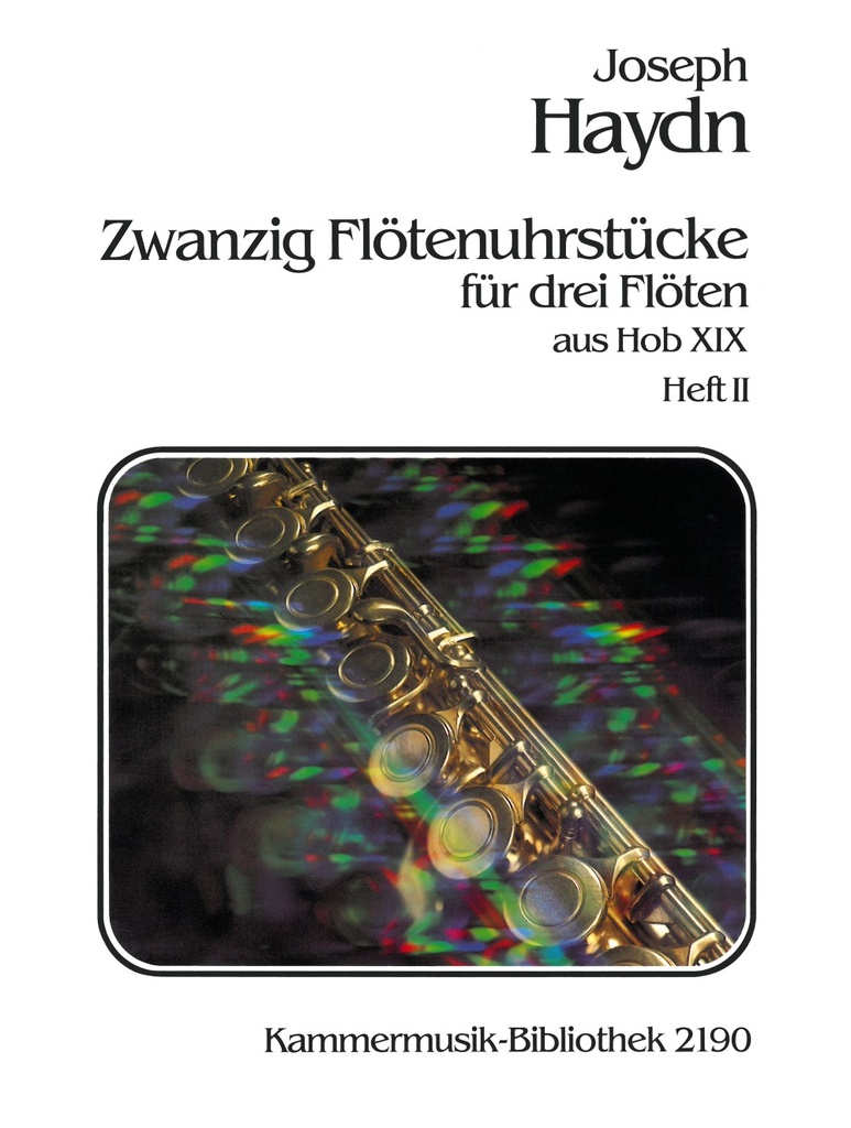 20 Pieces for Musical Clock from Hob XIX - Vol.2 Nos.11 - 20 (Hob XIX Nos.2, 3, 10 - 12, 14, 16, 24, 27, 32)