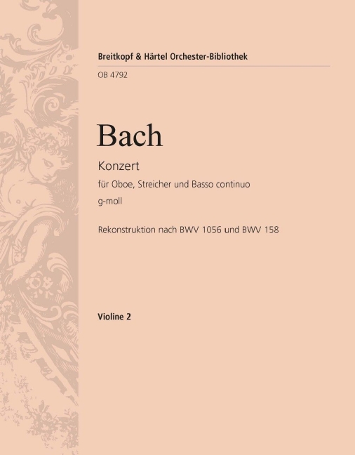 Oboe Concerto in G minor (Violin 2)