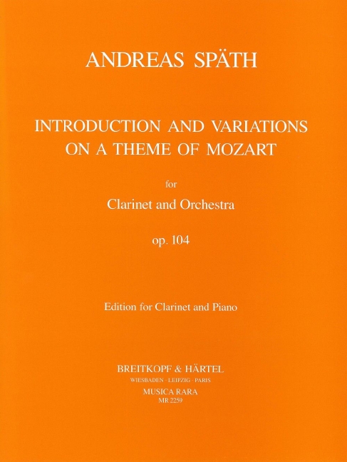 Introduction and Variations on a Theme by Mozart, Op.104 (Piano reduction)