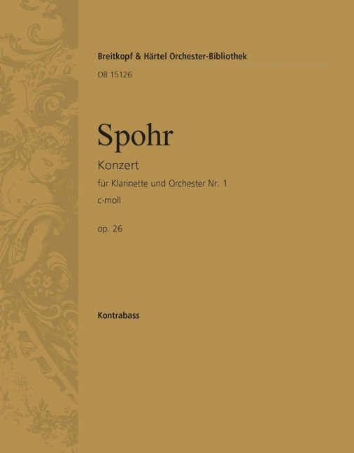 Clarinet Concerto No.1 in C minor, Op.26 (Double bass)